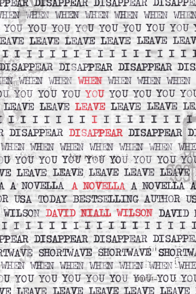 When You Leave I Disappear David Niall Wilson Book Cover